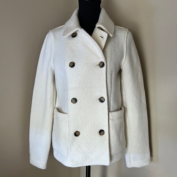 J. Crew Jackets & Coats Jcrew Doublebreasted Peacoat Italian Boiled